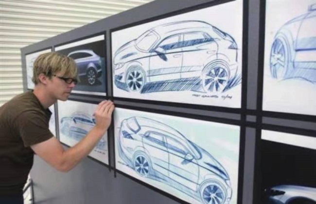 汽車手繪工業(yè)設計-產(chǎn)品 設計-造型設計